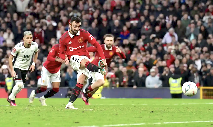 Man Utd thắng ngược khó tin trước Fulham ở tứ kết FA Cup